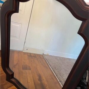 Elegant Brown Wall Mirror